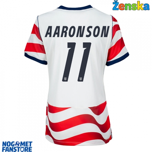 Sjedinjene Države Brenden Aaronson #11 Domaci Dres za Ženska SP 2026 Kratak Rukav